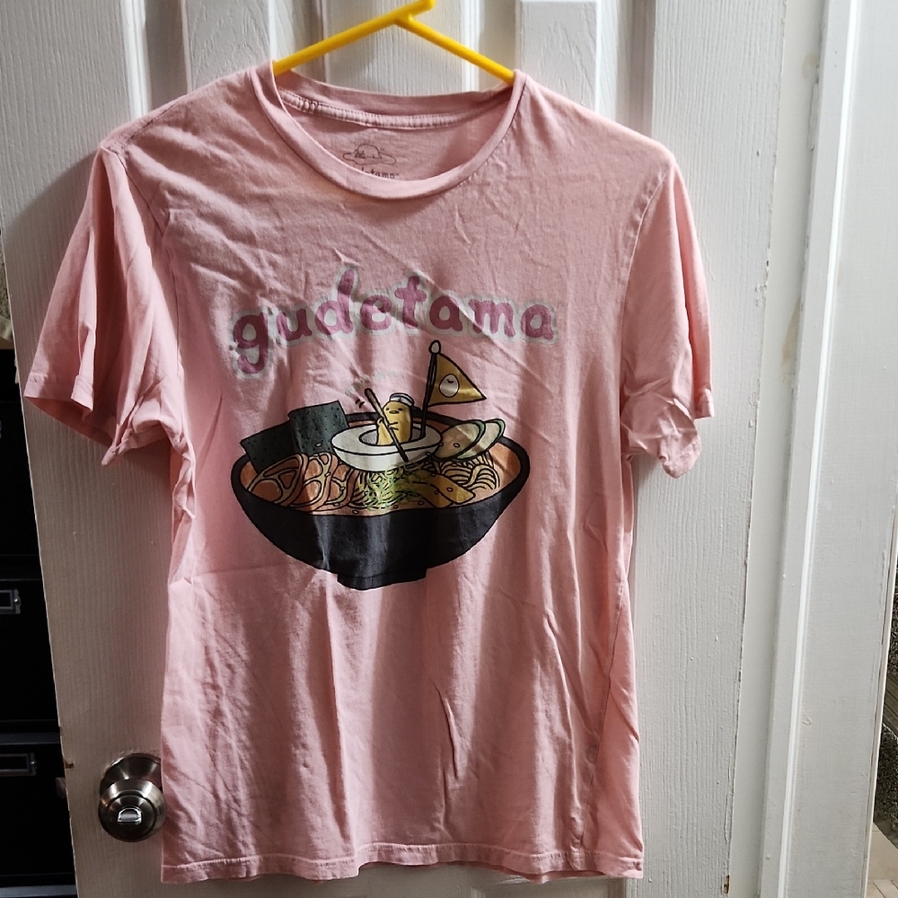 Pink Gudetama Graphic T-Shirt- Hot Topic Size S